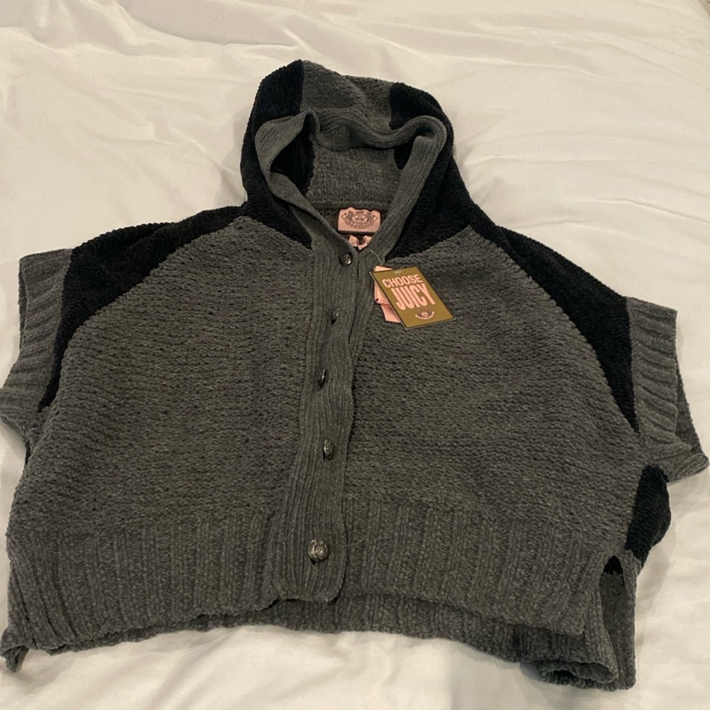 NWT Juicy Couture vintage sweater poncho